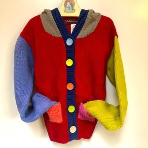 Miss Matched kids hooded sweater size L